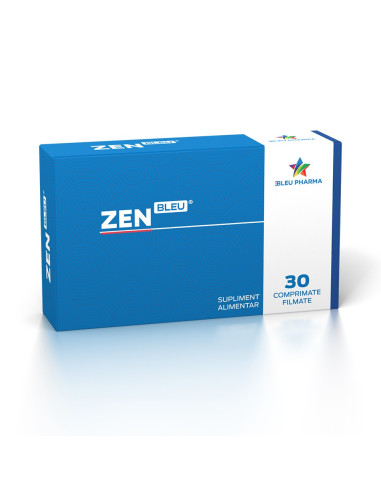 ZenBleu, 30 comprimate, Bleu Pharma - STRES-SI-SOMN - BLEU PHARMA