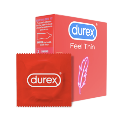 Durex Prezervative Feel Thin, 3 bucati