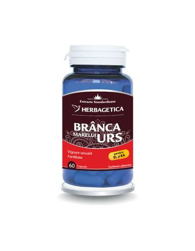 Branca Ursului, 60 comprimate, Herbagetica -  - HERBAGETICA