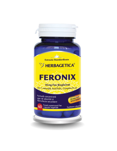 Feronix, 60 capsule, Herbagetica - IMUNITATE - HERBAGETICA