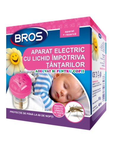 Bros Aparat Electric+Rezerva Lichida Copii -  - BROS