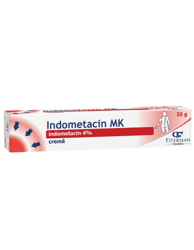 Indometacin crema, 40 mg/g, 35 g, Fiterman -  - FITERMAN