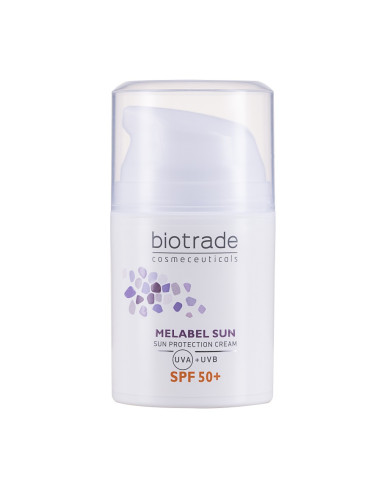 Crema protectoare cu SPF 50+ Melabel Sun, 50 ml, Biotrade - PETE-PIGMENTARE - BIOTRADE