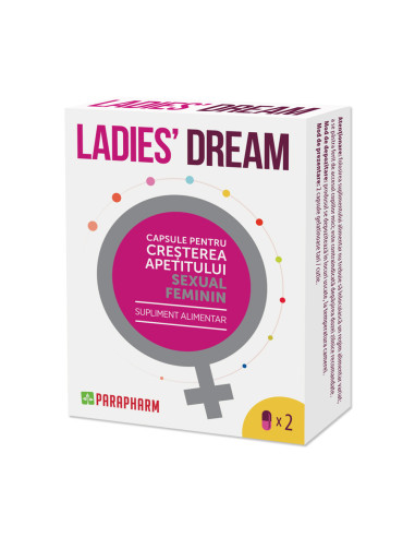 Ladies dream, 2 capsule, Parapharm - TONICE-SEXUALE-FEMEI - PARAPHARM