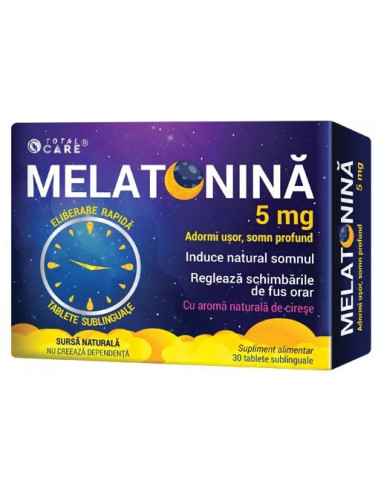 Cosmopharm Melatonina 5 mg fast release, 30 tablete - STRES-SI-SOMN - COSMOPHARM 