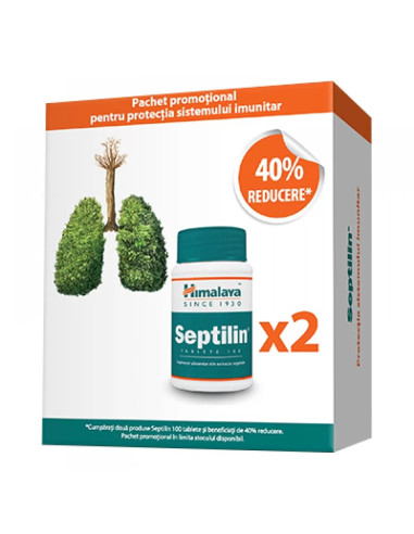 Septilin, 100 comprimate, 1+40% Promo, Himalaya - IMUNITATE - HIMALAYA