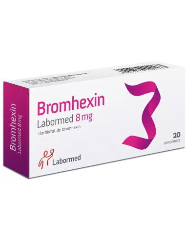 Bromhexin 8mg, 20 comprimate, Labormed - RACEALA-GRIPA - ALVOGEN 