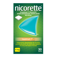 Nicorette Freshfruit 4 mg, 30 gume