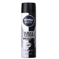 Nivea Men Deo Spray Invisible Black&White Power, 150 ml
