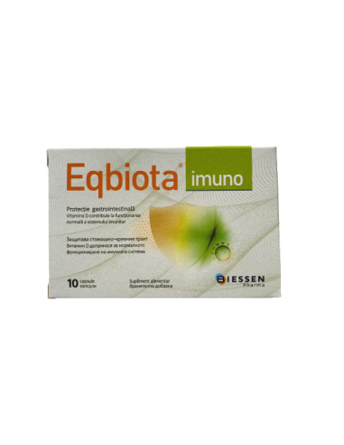 Eqbiota imuno, 10 capsule, Biessen Pharma - PROBIOTICE-SI-PREBIOTICE - BIESSEN PHARMA
