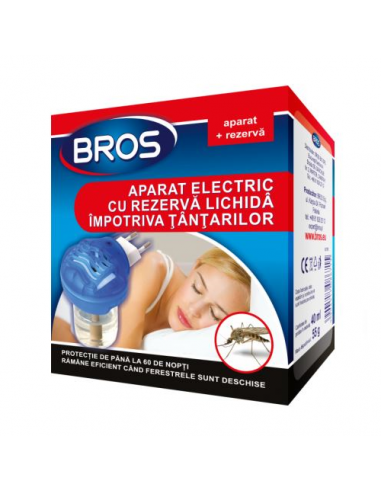 BROS Aparat Electric+Rezerva Lichida Adulti - PROTECTIE-ANTIINSECTE - BROS