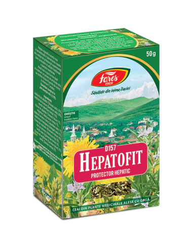 Ceai Hepatofit D157, 50 g, Fares - HEPATOPROTECTOARE - FARES