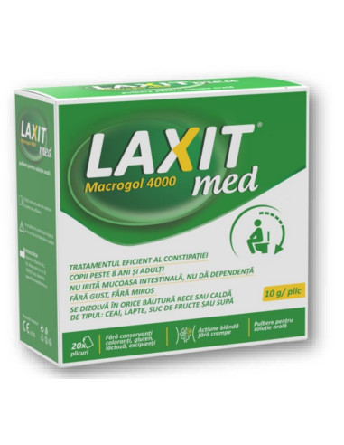 Laxit Med, 20 plicuri, Fiterman - DIGESTIE-USOARA - FITERMAN