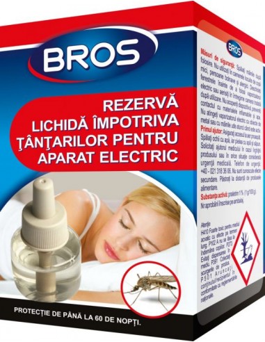 Bros Rezerva Lichid Tantari ADULTI pentru aparat electric - PROTECTIE-ANTIINSECTE - BROS
