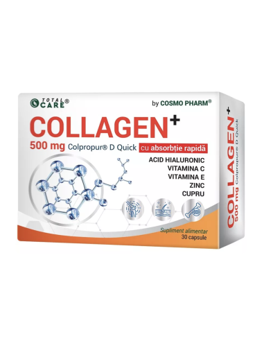 CosmoPharm Collagen 500 mg, 30 capsule -  - COSMO PHARM