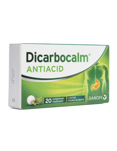 Dicarbocalm, 20 comprimate, Sanofi - STOMAC-SI-ACIDITATE - SANOFI