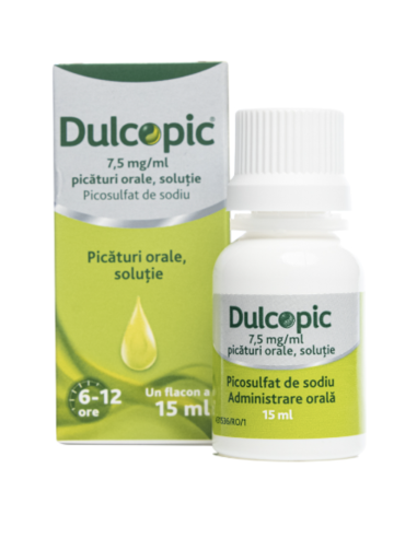 Dulcopic 7.5 mg, 15 ml, Sanofi - CONSTIPATIE - SANOFI ROMANIA SRL