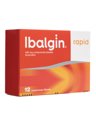 Ibalgin Rapid 400 mg, 12 comprimate - DURERE-SI-FEBRA - SANOFI ROMANIA SRL