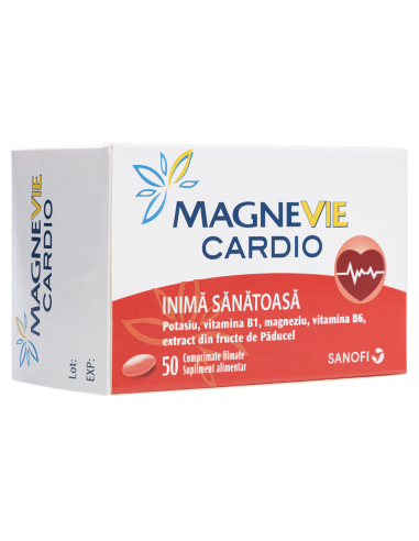 MagneVie Cardio, 50 comprimate, Sanofi - AFECTIUNI-CARDIOVASCULARE - SANOFI ROMANIA SRL