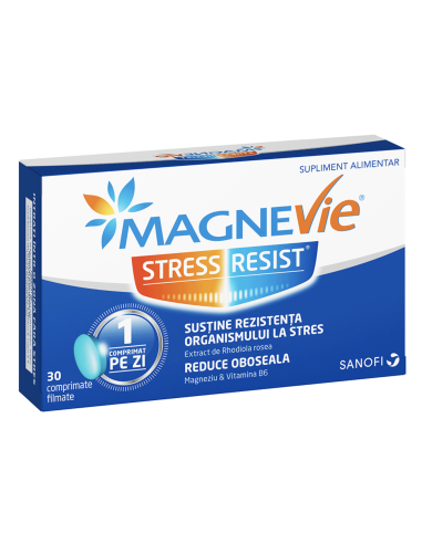 Magnevie Stress Resist, 30 comprimate, Sanofi - STRES-SI-SOMN - SANOFI ROMANIA SRL