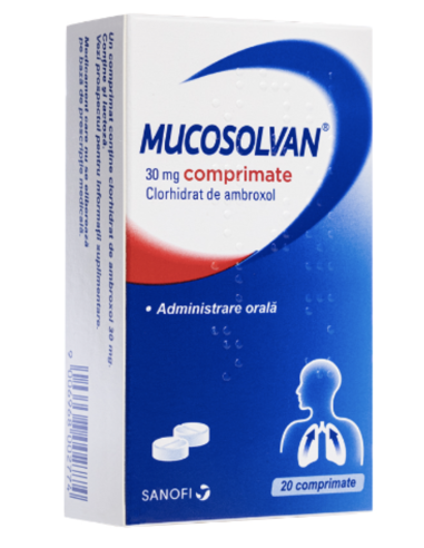 Mucosolvan 30 mg, 20 comprimate, Boehringer - TUSE-CU-SECRETII - SANOFI