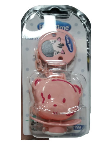 Suzeta Ortodontica cu lant+cutie, BabyTime - BIBEROANE-SI-ACCESORII - BABYTIME