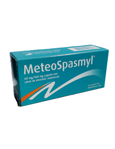 Meteospasmyl, 60 mg/300mg, 64 capsule moi, Laboratoires Mayoly Spindler - ANTISPASTICE - LABORATOIRES MAYOLY SPINDLER