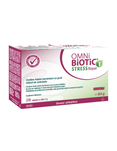 Omni Biotic Stress Repair, 28 plicuri - PROBIOTICE-SI-PREBIOTICE - OMNI BIOTIC