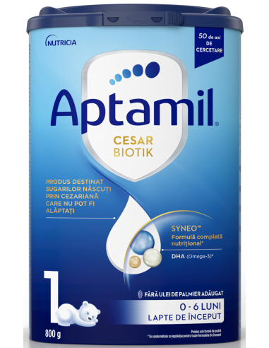 Aptamil Cesar Biotik 1, 0-6 luni, 800 g - FORMULE-LAPTE - APTAMIL