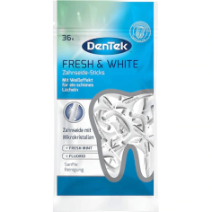 Set ata dentara cu maner DenTek Fresh&White, 36 bucati