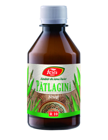 Sirop Patlagina, R10, 250 ml, Fares - TUSE - FARES