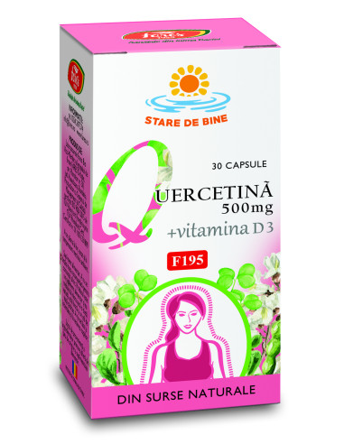 Fares Quercetina 500 mg + vitamina D3, F195, capsule -  - FARES
