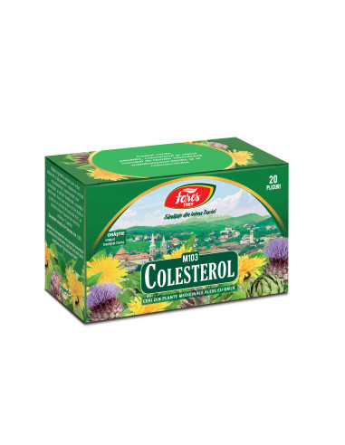 Ceai Colesterol, M103, 20 plicuri, Fares - REDUCERE-GENERALA - FARES