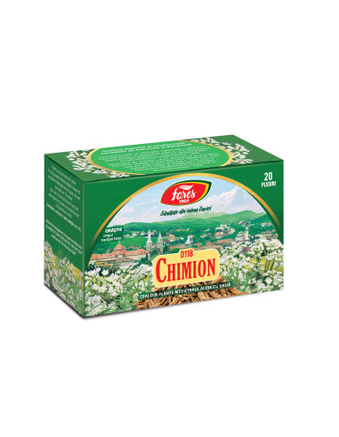 Ceai fructe de Chimion, D118, 20 plicuri, Fares - REDUCERE-GENERALA - FARES