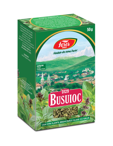 Ceai Busuioc, D129, 50 g, Fares - UZ-GENERAL - FARES