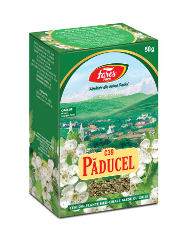 Ceai Paducel frunze si flori, C39, 50 g, Fares - DIETA-SI-NUTRITIE - FARES