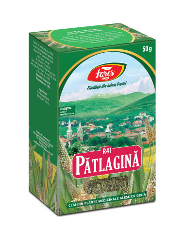 Ceai Patlagina frunze, R41, 50 g, Fares - UZ-GENERAL - FARES