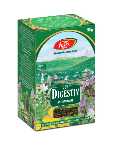 Ceai Digestiv, D65, 50 g, Fares - UZ-GENERAL - FARES
