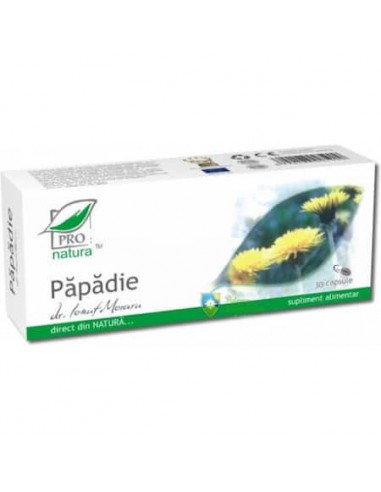 Papadie, 60 capsule, Medica, Pro Natura - DETOXIFIERE - PRO NATURA