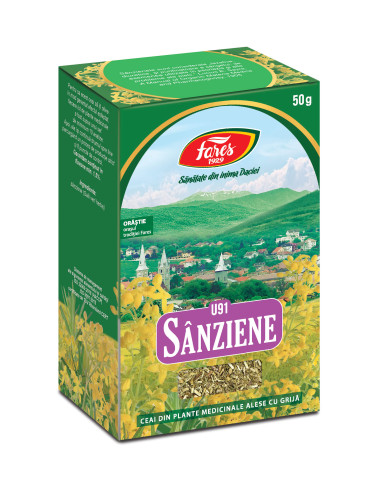 Ceai Sanziene iarba, U91, 50 g, Fares - UZ-GENERAL - FARES