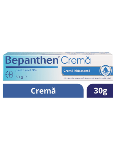 Bepanthen crema 30 gr, hidratare profunda, Bayer - ERITEM-FESIER - BAYER