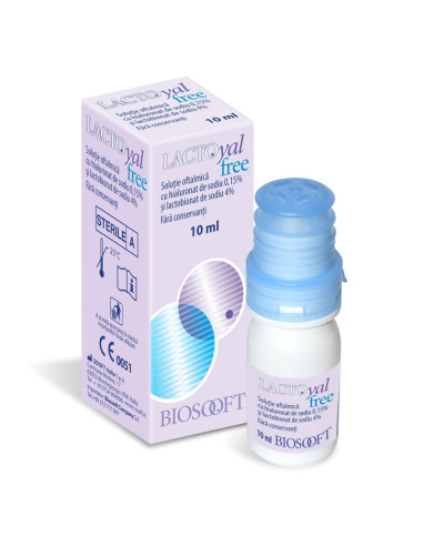 Lactoyal free solutie oftalmica, 10 ml, Biosooft - AFECTIUNI-ALE-OCHILOR - BIOSOOFT