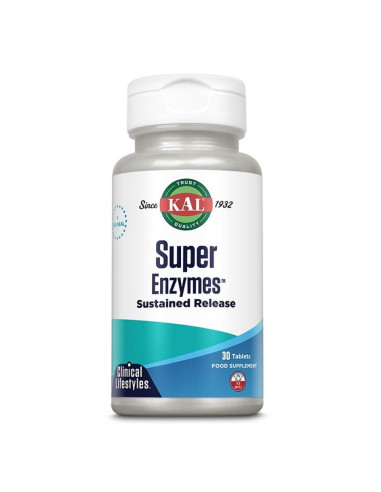 Secom Super Enzymes, 30 tablete - DIGESTIE-USOARA - SECOM