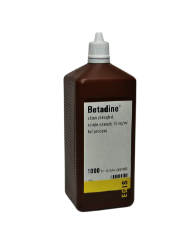 Betadine sapun chirurgical, 75 mg/ml, 1000 ml, Egis Pharmaceutical - ANTISEPTICE - EGIS