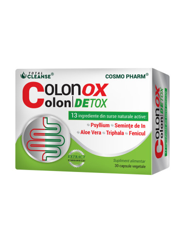 CosmoPharm Colonox Colon Detox, 30 comprimate -  - COSMO PHARM