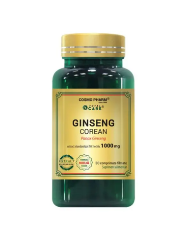 CosmoPharm Ginseng Corean 1000 mg, 30 comprimate - DIVERSE - COSMO PHARM