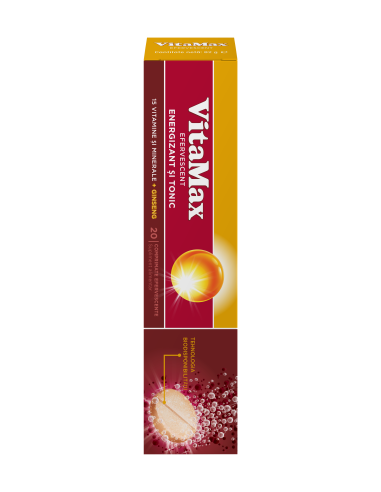 Vitamax Efervescent, 20 comprimate, Perrigo - UZ-GENERAL - GSK SRL OMEGA PHARMA