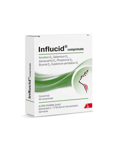 Influcid, 40 comprimate, Alpen Pharma - RACEALA-GRIPA - QUEISSER PHARMA GMBH & CO.KG