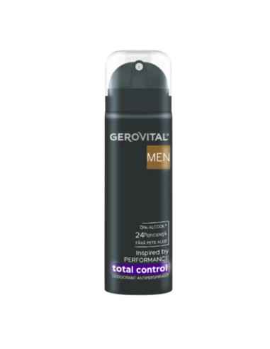 Deodorant antiperspirant Total Control Gerovital Men, 150 ml, Farmec - DEODORANTE-SI-ANTIPERSPIRANTE - GEROVITAL MEN