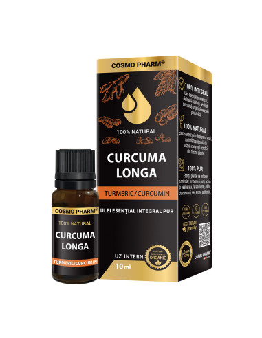 Cosmo Pharm Ulei Esential Turmeric(Curcuma), 10 ml -  - COSMO PHARM